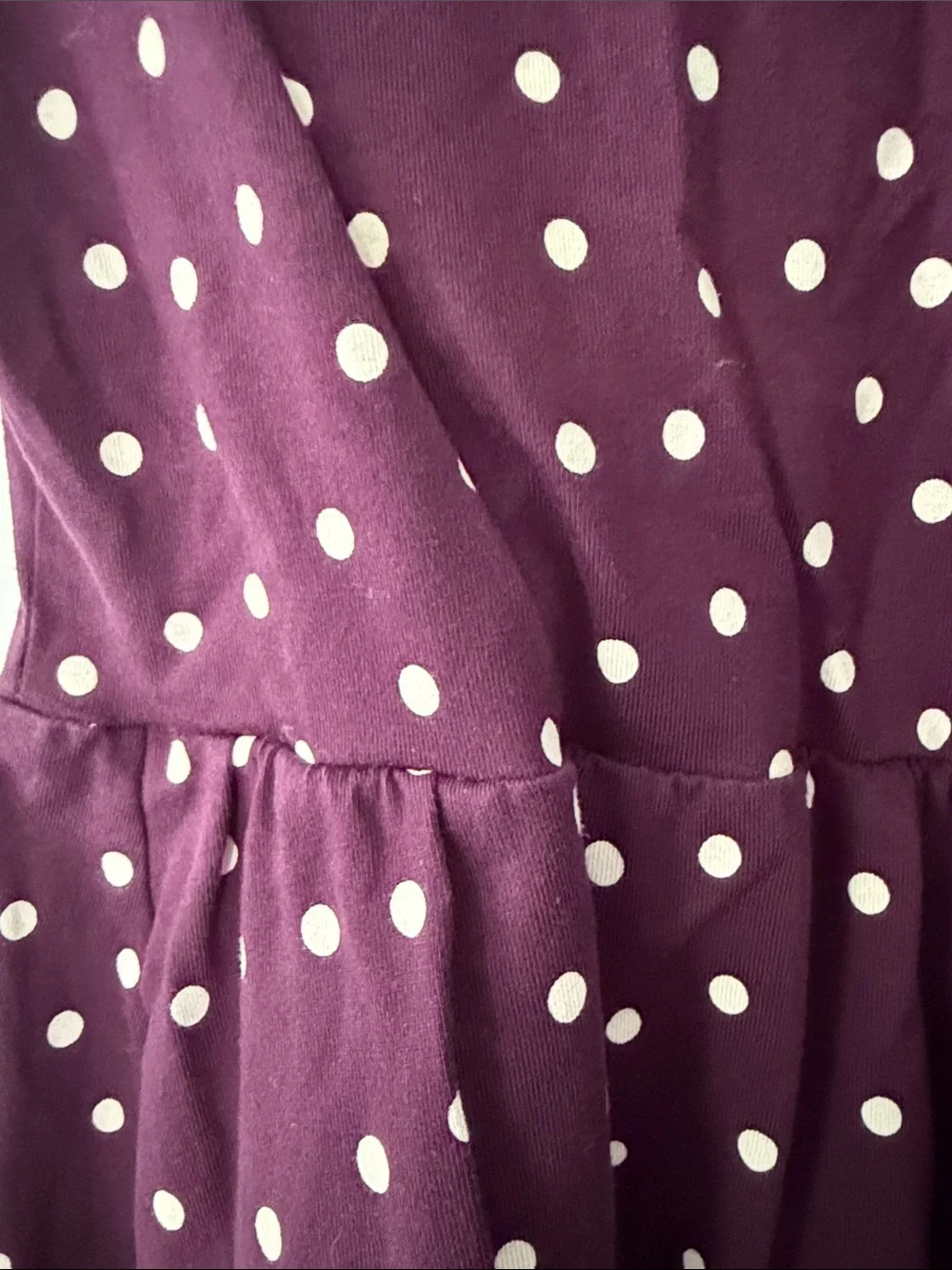 Pact Maroon Polka Dot Wrap dress - Picture 3 of 4